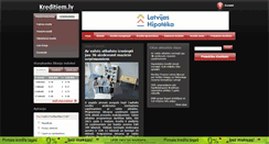 Desktop Screenshot of kreditiem.lv